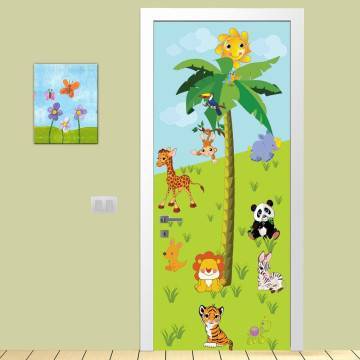 Door sticker Land animals