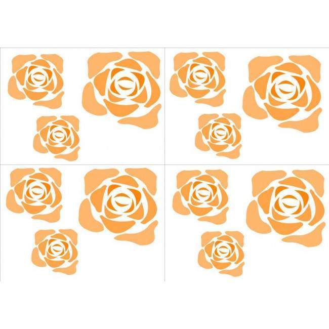 Wall stickers Roses abstract