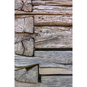 Door sticker Wood planks 2