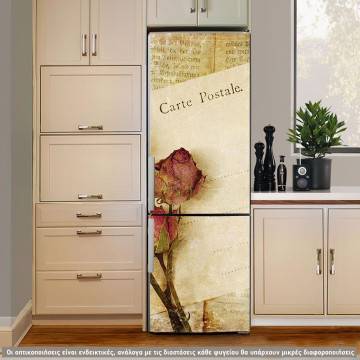 Fridge sticker Carte postale