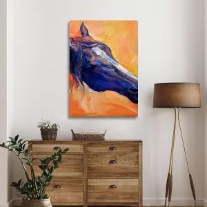 Πίνακας σε καμβά Άλογο Horse (art Ι) Καμβάς τελαρωμένος Όψη 1 2