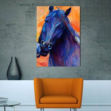 Canvas print Horse (art2)