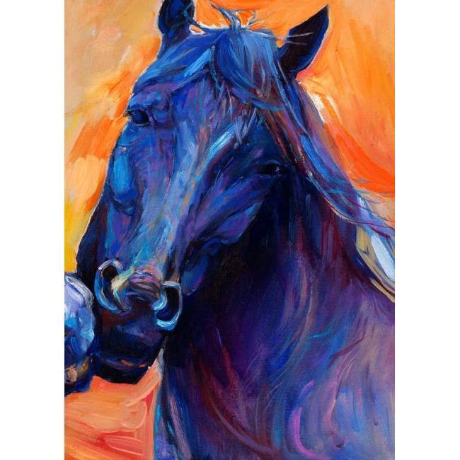 Canvas print Horse (art2), detail