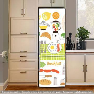Αυτοκόλλητο ψυγείου Food! (art2)