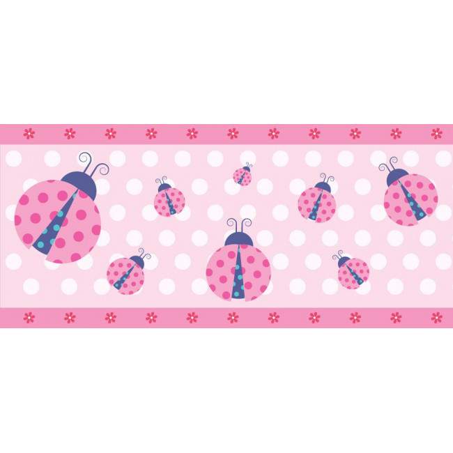 Wall stickers border Lady bug