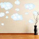 Wall stickers Big clouds