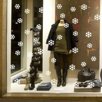 Wall sticker snowflakes