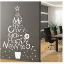 Wall sticke Wishes Christmas tree