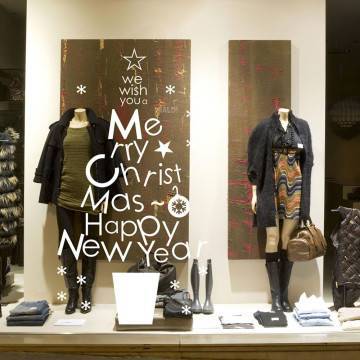 Wall sticke Wishes Christmas tree 2