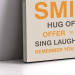 Canvas print Dream Big house rules Framed canvas View 5