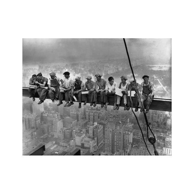 Men at lunch, φωτογραφική ταπετσαρία αυτοκόλλητη