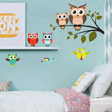 Kids wall stickers Owls