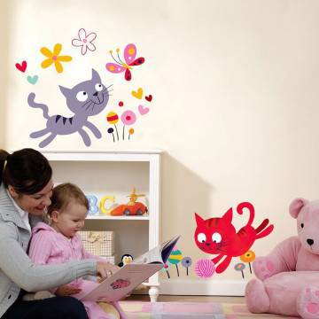 Αυτοκόλλητο τοίχου Γατάκια, Kittens