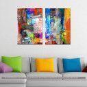 Canvas print Abstract patterns VI, two panels