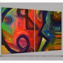 Canvas print Abstract painting V, two panels, side