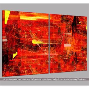 Canvas print Abstract patterns III, two panels 2