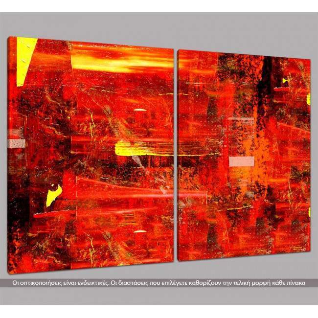 Canvas print Abstract patterns III, two panels, side
