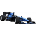 Wall stickers F1 Formula One blue