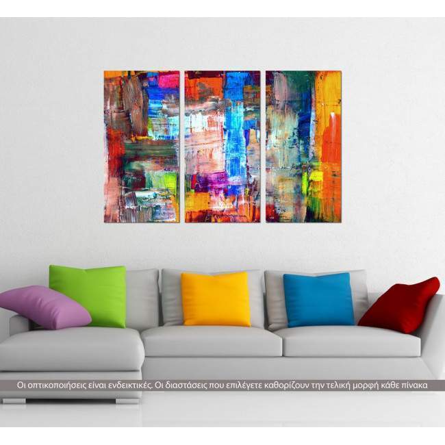 Canvas print Abstract patterns VI,  3 panels