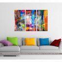 Canvas print Abstract patterns VI,  3 panels