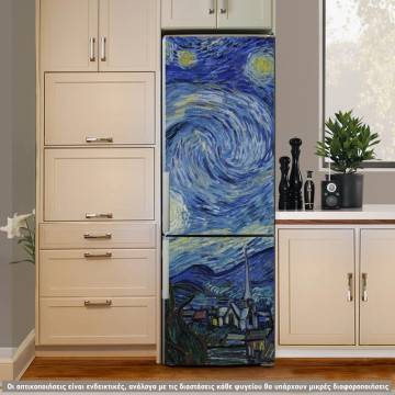 Αυτοκόλλητο ψυγείου Van Gogh Starry Night