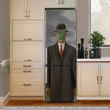 Αυτοκόλλητο ψυγείου Son of a man, Rene Magrittei
