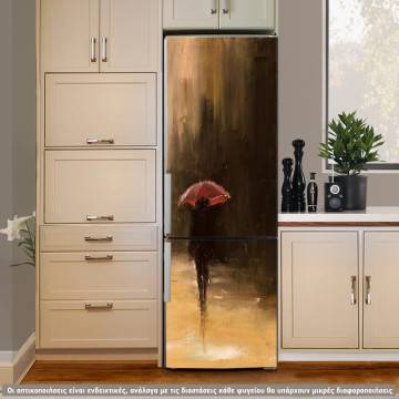 Αυτοκόλλητο ψυγείου Under the umbrella