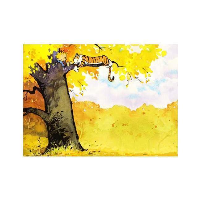 Boy and the tiger, φωτογραφική αυτοκόλλητη ταπετσαρία