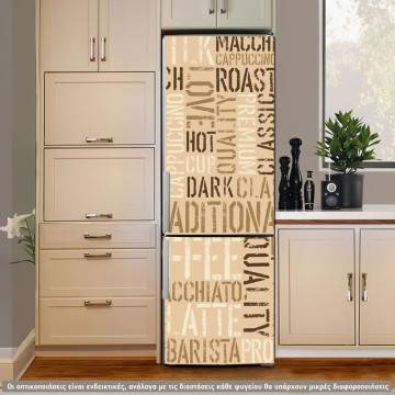 Αυτοκόλλητο ψυγείου Coffee with milk