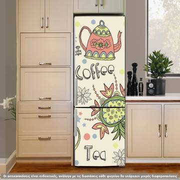 Fridge sticker Coffee or Tea