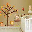 Kids wall stickers  Kids at forest