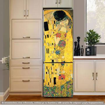 Αυτοκόλλητο ψυγείου The kiss, Klimt