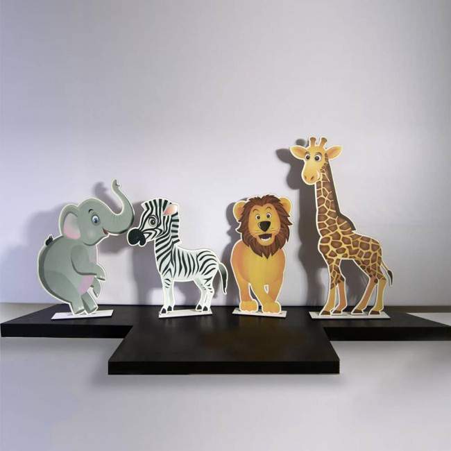 Wooden figures Jungle animals