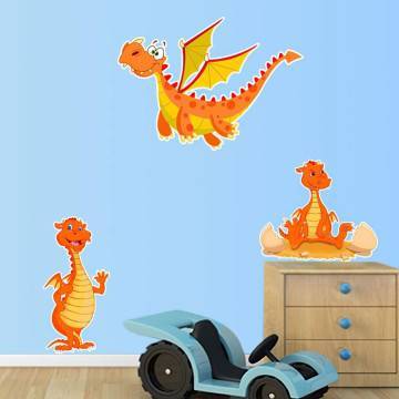 Wall stickers Cute dragons
