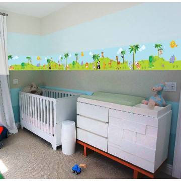 Μπορντούρα αυτοκόλλητο τοίχου, Ζωάκια της ξηράς