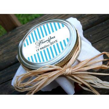 Sticker label Stripes vertical