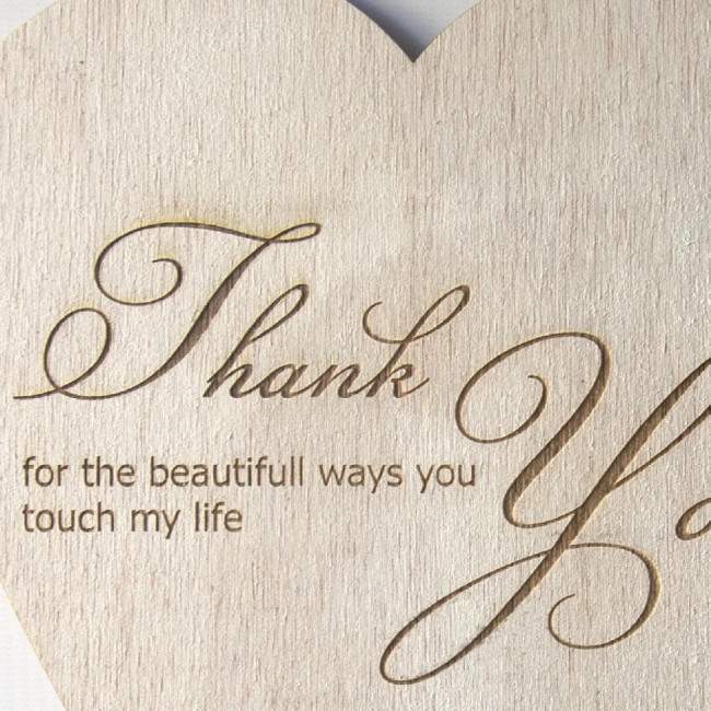Wooden sign Touch my