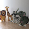 Wooden figures Jungle animals