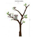 Kids wall stickers Koala family tree
