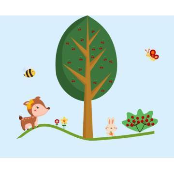 Kids wall stickers Forest animals 2