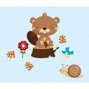 Kids wall stickers Forest animals