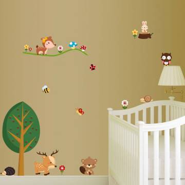 Kids wall stickers Forest animals 2
