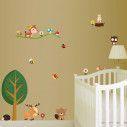 Kids wall stickers Forest animals