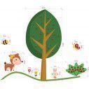 Kids wall stickers Forest animals, huge dimensons