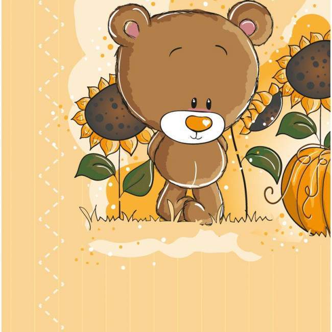 Door sticker Cute bear, for kids