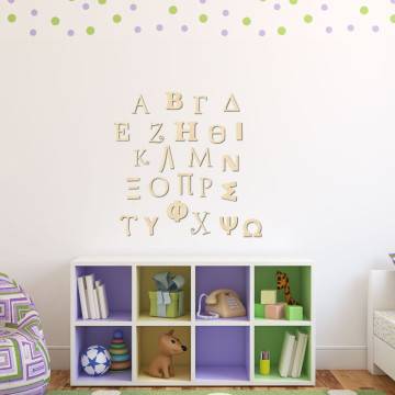 Wooden Alphabet Greek 