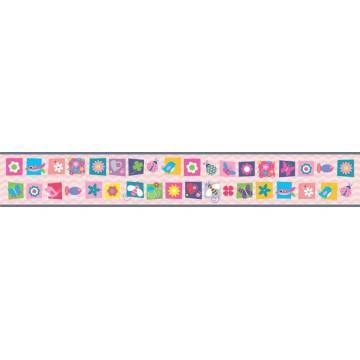 Wall sticker border La vita e colorata 2