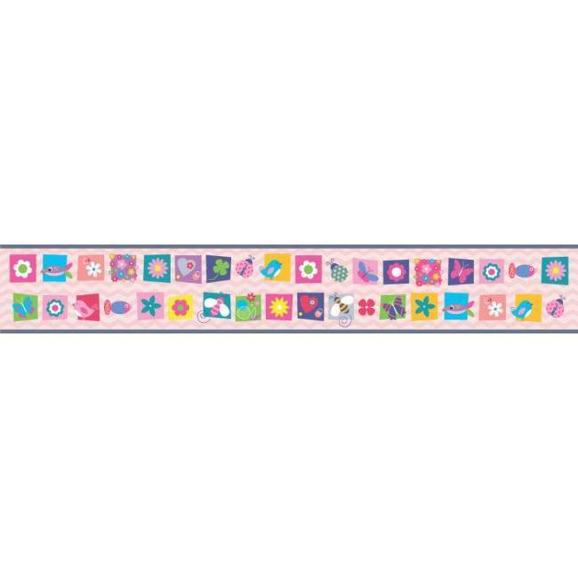 Wall sticker border La vita e colorata