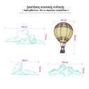 Wall stickers Vintage hot air balloon