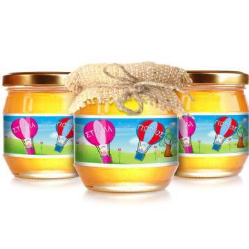 Sticker label Hot air balloons (twins),   2